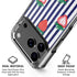 Bouffants and Broken Hearts Strawberries and Stripes iPhone 18 Pro Clear Case