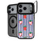 Bouffants and Broken Hearts Strawberries and Stripes iPhone 18 Pro Max Kickstand Case