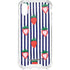 Bouffants and Broken Hearts Strawberries and Stripes iPhone XS Clear Case
