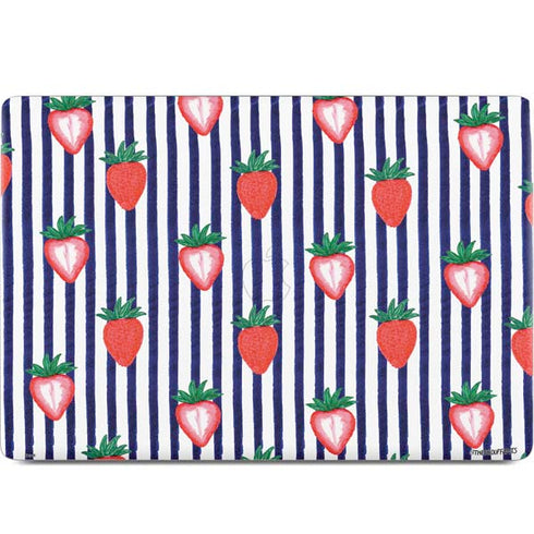 Bouffants and Broken Hearts Strawberries and Stripes MacBook Skins