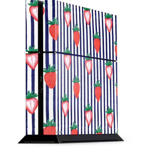 Bouffants and Broken Hearts Strawberries and Stripes PlayStation PS4 Skins