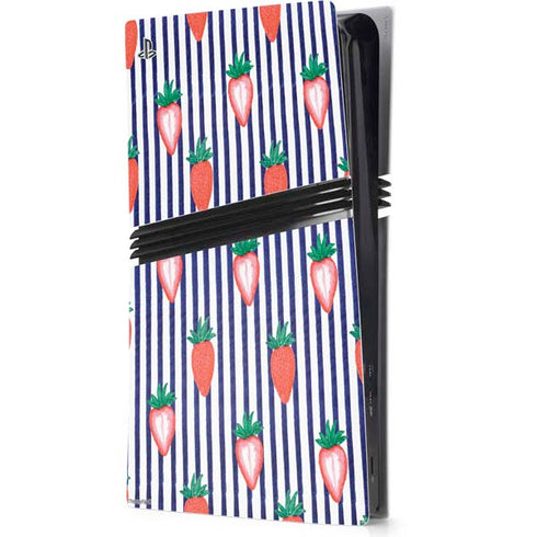 Bouffants and Broken Hearts Strawberries and Stripes PlayStation PS5 Skins