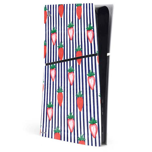 Bouffants and Broken Hearts Strawberries and Stripes PlayStation PS5 Skins