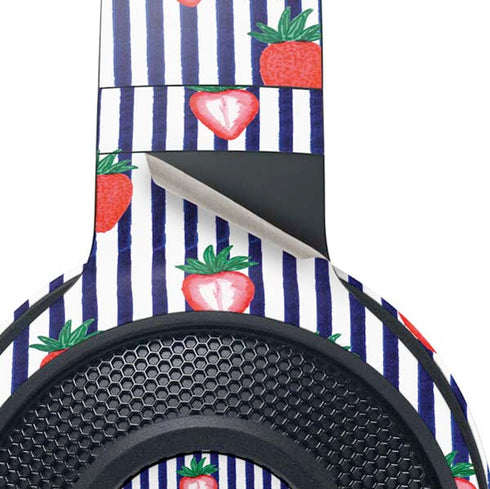 Bouffants and Broken Hearts Strawberries and Stripes Razer Kraken X Skin