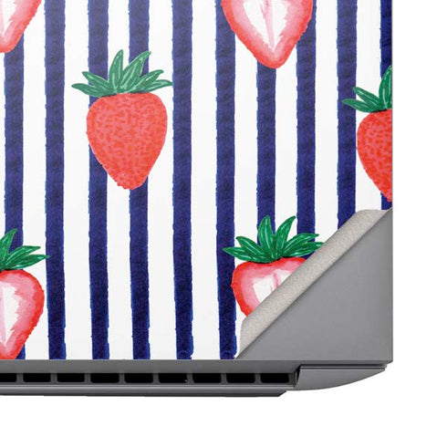 Bouffants and Broken Hearts Strawberries and Stripes HP ZBook Fury 16 G10 Skin