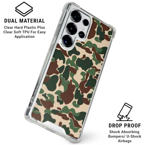 Street Camo Galaxy S25 Ultra Clear Case