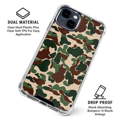Street Camo iPhone 15 Clear Case