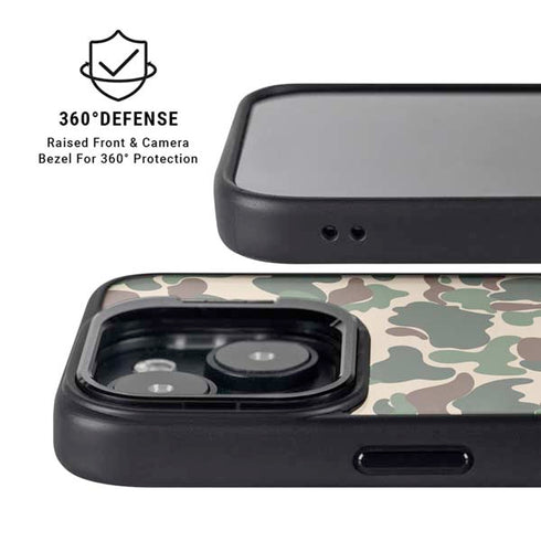 Street Camo iPhone 15 Kickstand Case