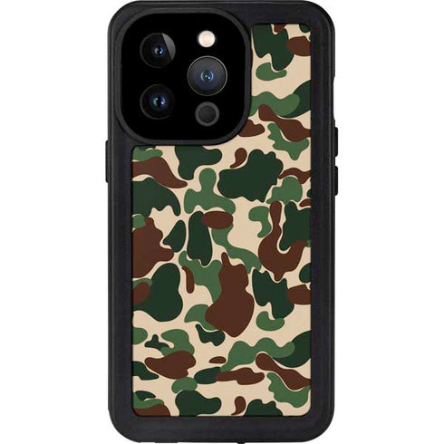 Street Camo iPhone 15 Pro Waterproof Case