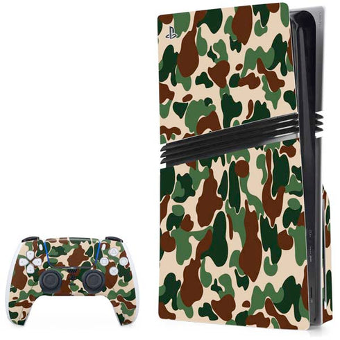 Street Camo PS5 Pro Disk Bundle Skin