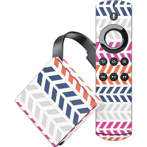 Striped Chevron Amazon Fire TV Skin