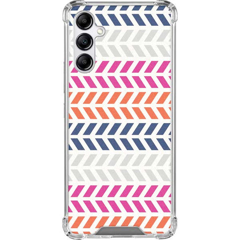 Striped Chevron Gabb Phone 4 Clear Case