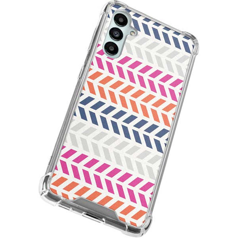 Striped Chevron Gabb Phone 4 Clear Case