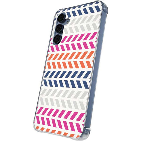 Striped Chevron Galaxy A35 5G Clear Case