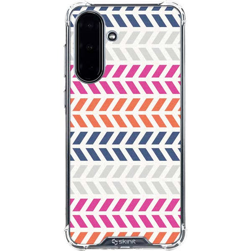 Striped Chevron Galaxy A36 5G Clear Case