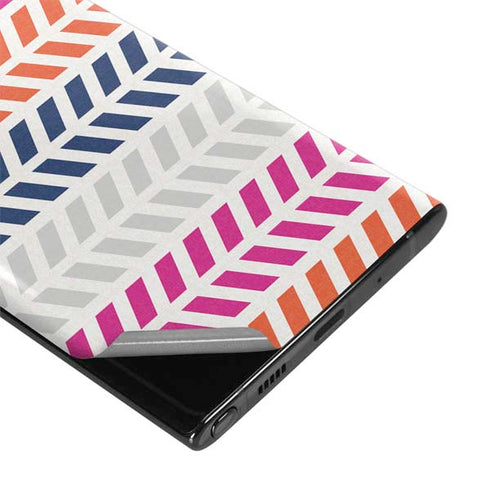 Striped Chevron Galaxy Note 10 Plus Skin