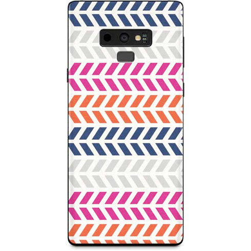 Striped Chevron Galaxy Note 9 Skin