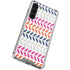 Striped Chevron Galaxy S24 FE Clear Case