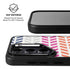 Striped Chevron Galaxy S25 Kickstand Case