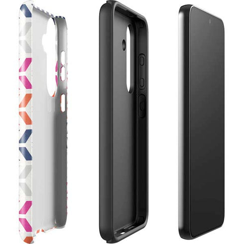 Striped Chevron Galaxy S25 Plus Impact Case