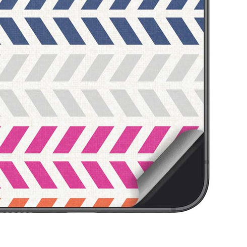 Striped Chevron Galaxy S25 Skin