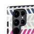 Striped Chevron Galaxy S25 Ultra Impact Case
