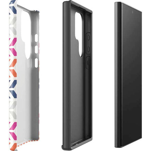 Striped Chevron Galaxy S25 Ultra Impact Case