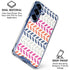 Striped Chevron Galaxy S25 Clear Case