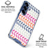Striped Chevron Galaxy S25 Plus Clear Case