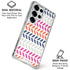 Striped Chevron Galaxy S25 Ultra Clear Case