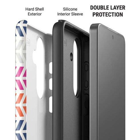 Striped Chevron Galaxy S26 Impact Case
