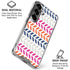 Striped Chevron Galaxy S26 Plus Clear Case