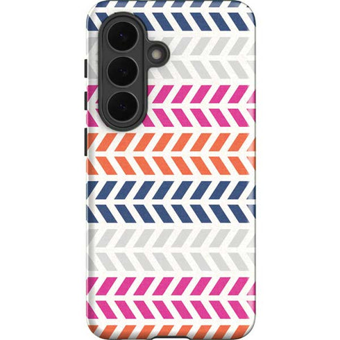 Striped Chevron Galaxy S26 Plus Impact Case
