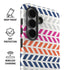 Striped Chevron Galaxy S26 Plus Impact Case