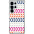 Striped Chevron Galaxy S26 Ultra Clear Case