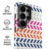 Striped Chevron Galaxy S26 Ultra Impact Case