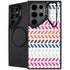 Striped Chevron Galaxy S26 Ultra Kickstand Case