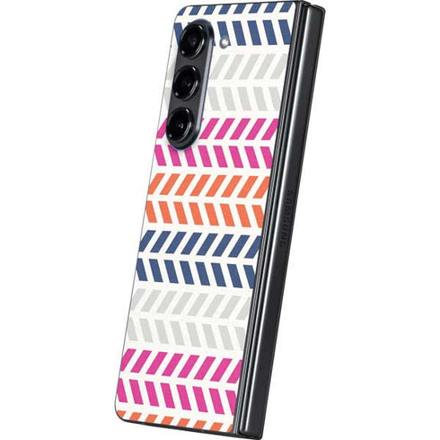 Striped Chevron Galaxy Z Fold5 5G Skin