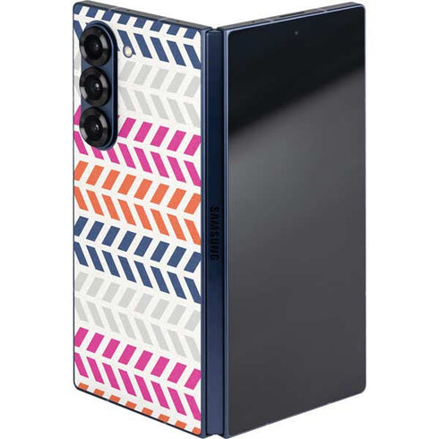 Striped Chevron Galaxy Z Fold6 Skin