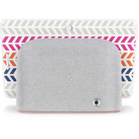 Striped Chevron Google Home Hub Skin