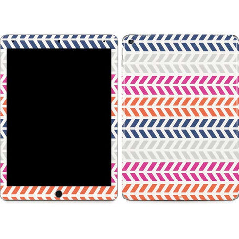 Striped Chevron iPad Skins