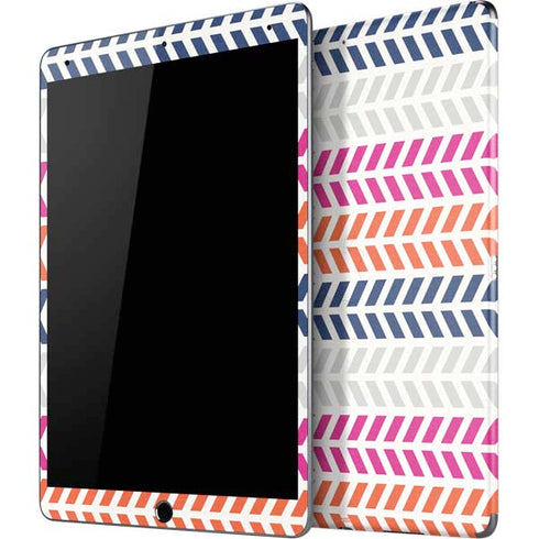 Striped Chevron iPad Skins