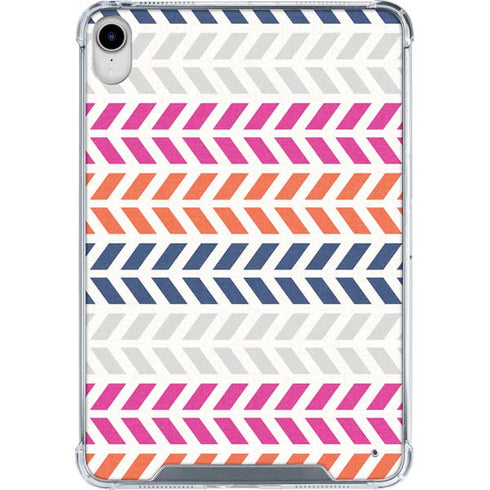 Striped Chevron iPad 11th Gen (2025) Clear Case