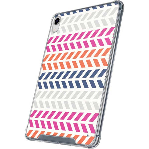 Striped Chevron iPad 11th Gen (2025) Clear Case