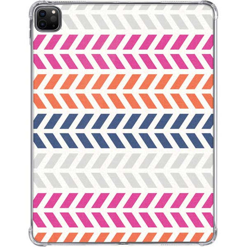 Striped Chevron iPad Pro 11in (2024) Clear Case