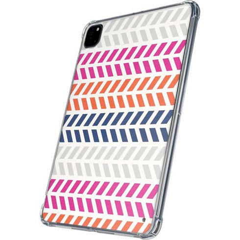 Striped Chevron iPad Pro 11in (2024) Clear Case