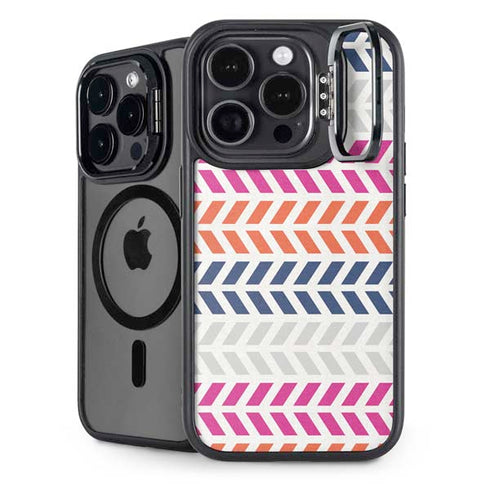 Striped Chevron iPhone 14 Pro Max Kickstand Case