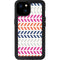 Striped Chevron iPhone 15 Plus Waterproof Case