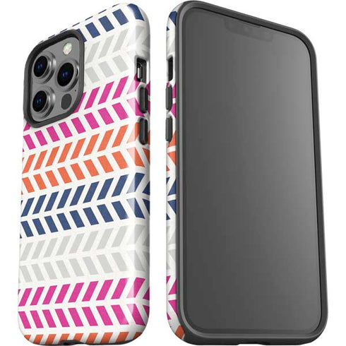 Striped Chevron iPhone 15 Pro Impact Case