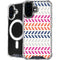 Striped Chevron iPhone 16 Plus MagSafe Case